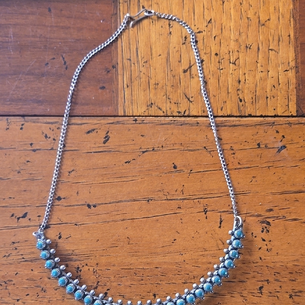 FRED HARVEY NAVAJO TURQUOIS NECKLACE